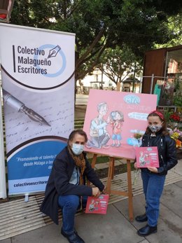 El malagueño Antonio Montoro y su nieta Mía.