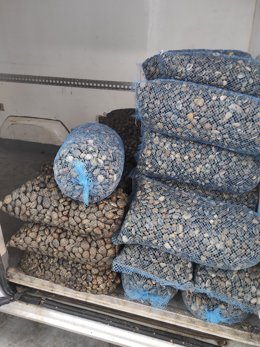 Inspección Pesquera y Policía Autonómica se incautan más de una tonelada de almeja ilegal