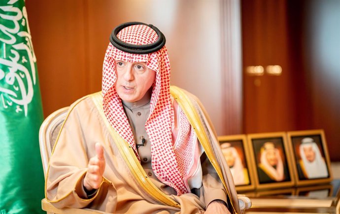 El ministro de Estado para Asuntos Exteriores de Arabia Saudí, Adel al Yubeir