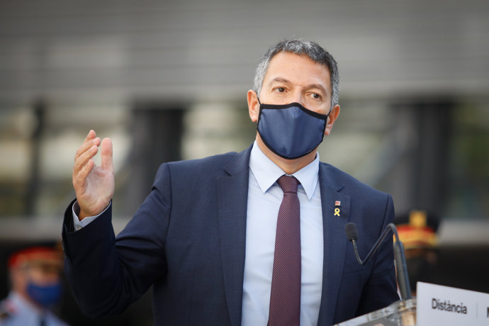 El consejero de Interior de la Generalitat de Catalunya, Miquel Smper,.