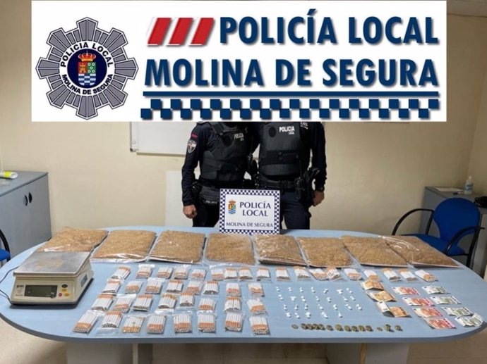 Nota De Prensa Sobre Detención Por Tráfico De Drogas Y Contrabando De Tabaco En Molina De Segura