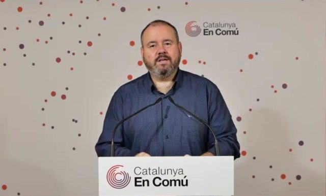 El portaveu dels comuns, Joan Mena