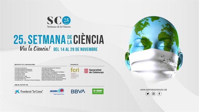 Cartel de la 25a edición de la Setmana de la Cincia