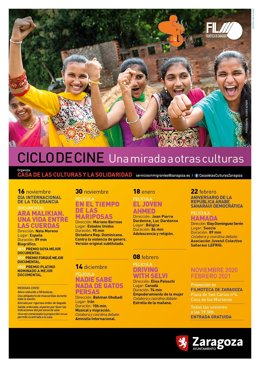 Cartel del ciclo de cine 'Una mirada a otras culturas'