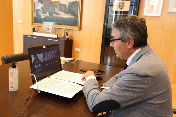 El presidente de la Diputación de Málaga, Francisco Salado, interviene en el Congreso Europeo de Innovación Social frente al reto del Despoblamiento que se organiza desde el área de Innovación Social y Despoblamiento de la institución malagueña