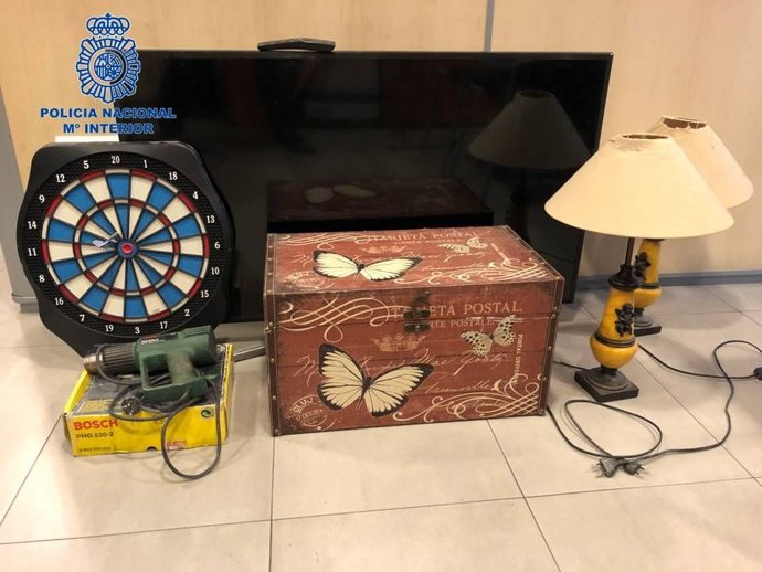 Objetos recuperados.