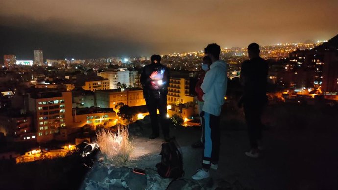 Actuación de la Policía Local de Santa Cruz de Tenerife