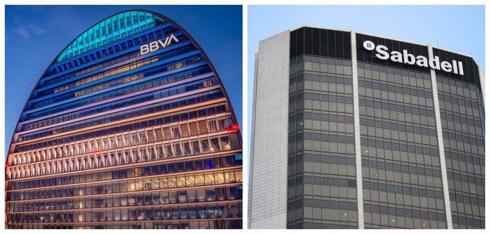 Seus de BBVA i Banc Sabadell.