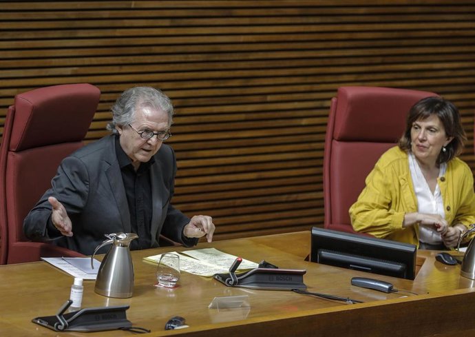 El catedrático Joan Romero en una comparecencia en Les Corts, en una imagen de archivo