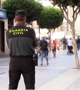 Un agente de la Guardia Civil.