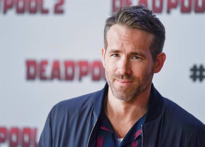 El actor Ryan Reynolds durante un acto de promoción de 'Deadpool 2'
