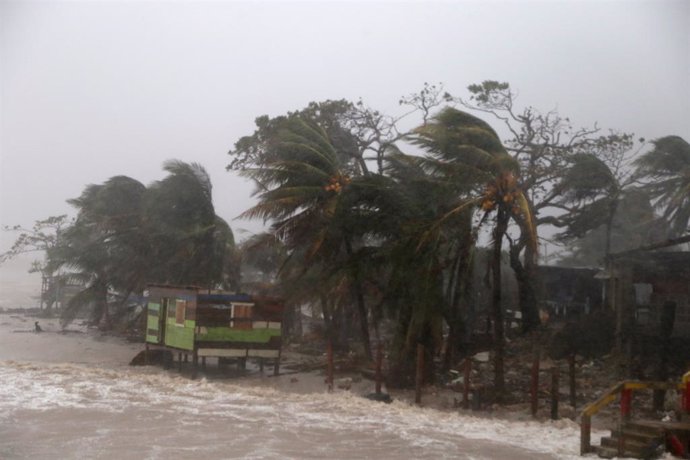 Llegada del huracán 'Iota' a Nicaragua