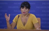 Teresa Rodríguez espera que PP no apoye en la Mesa su expulsión de Adelante si cree que "ha indignado a los españoles"