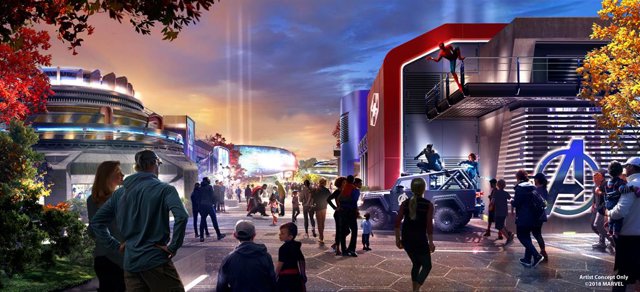 Render de Disney’s Hotel New York – The Art of Marvel,