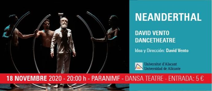 Danza contemporánea en el Paraninfo de la UA con Neanderthal