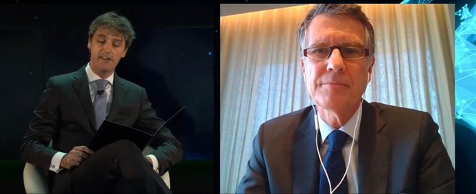 El consejero delegado de Banco Sabadell, Jaume Guardiola, en el Encuentro del Sector Financiero organizado por Deloitte y Sociedad de Tasación.