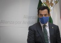 Moreno ve "aún insuficiente" la "ligera bajada" del Covid en Andalucía: "No podemos relajarnos un solo minuto"
