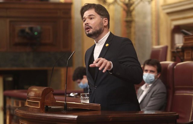 El portaveu d'ERC al Congrés, Gabriel Rufián.