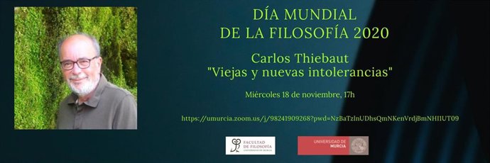 Cartel promocional de la charla