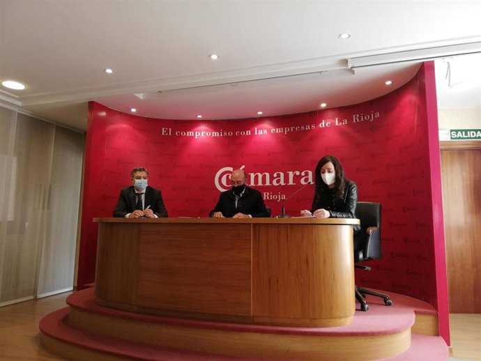 Presentación de la Encuesta de Coyuntura Económica del tercer trimestre en La RIoja, en la Cámara de Comercio.
