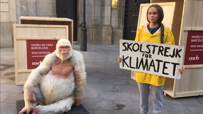 Las figuras de cera de Copito de Nueve y Greta Thunberg