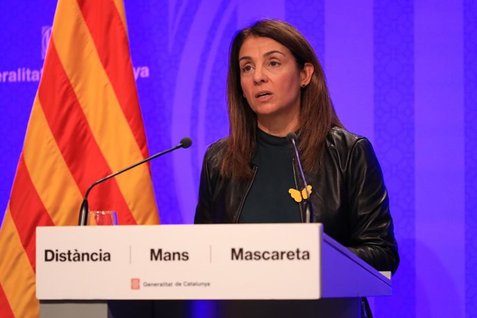 La consellera de Presidncia i portaveu del Govern, Meritxell Budó.