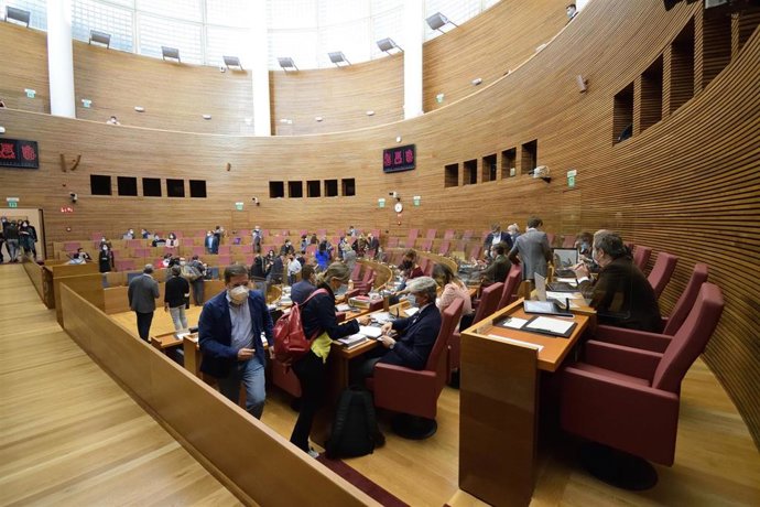 Pleno de Les Corts del 17 de noviembre de 2020