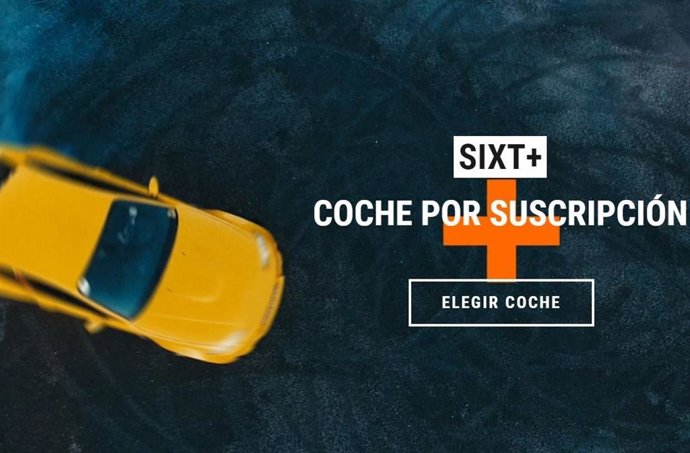 Captura de la página de Sixt+.