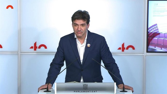 El presidente de ERC en el Parlament, Sergi Sabri.