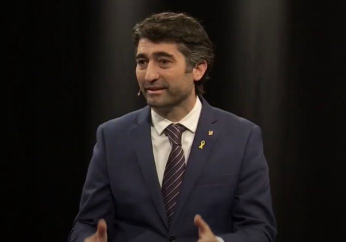 El conseller de Políticas Digitales y Administración Pública de la Generalitat, Jordi Puigneró, este lunes