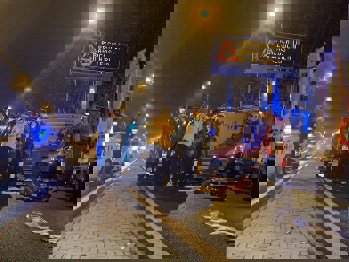 Atropello en la M-30, en Fuencarral