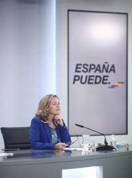 La vicepresidenta y ministra de Asuntos Económicos, Nadia Calviño