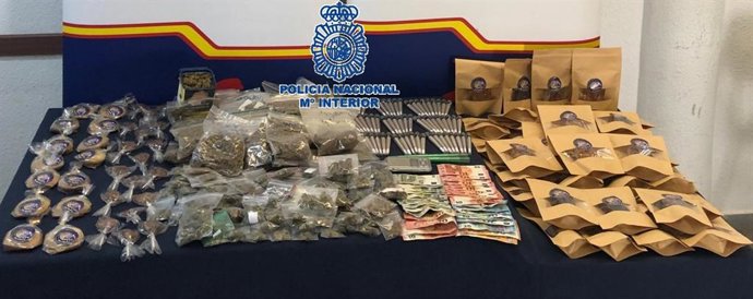 Droga intervenida en una operación policial