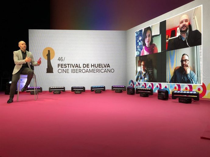 Rueda de prensa de la presentación del foro 'Hablando sobre comunicación cinematográfica'.