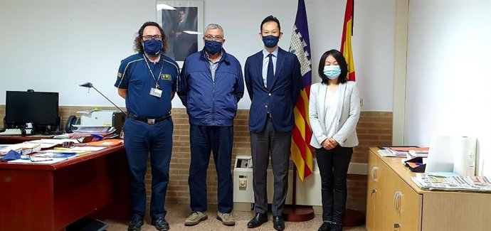 Barceló recibe la visita del vicecónsul general de Japón en Barcelona.