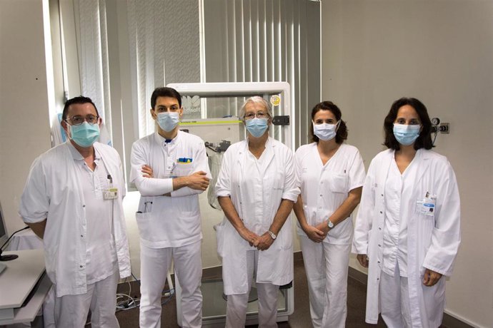 Equipo de la consulta específica de EPOC del Hospital Son Lltzer.