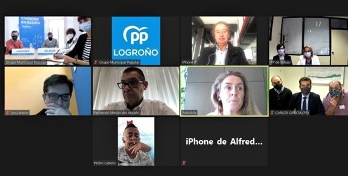 Populares de Bilbao y de Logroño analizan la movilidad sostenible en un encuentro virtual dentro de la iniciativa 'Ciudades en acción'