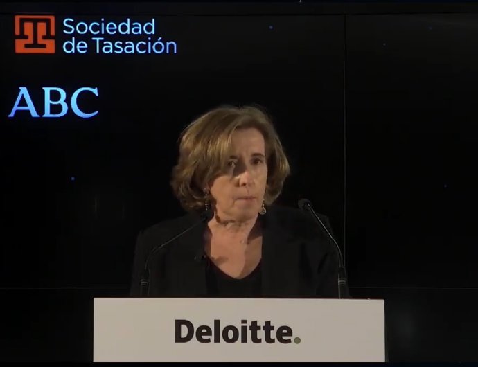 Secretaria de Estado de Economía, Ana de la Cueva, en XXVII Encuentro del Sector Financiero
