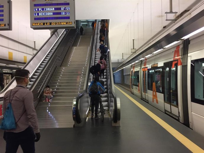 La Generalitat destina más de medio millón al mantenimiento de ascensores y escaleras mecánicas del TRAM d'Alacant