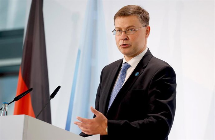 Valdis Dombrovskis, vicepresidente económico de la Comisión Europea
