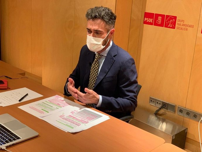 El diputado del PSOE de Jaén Felipe Sicilia.