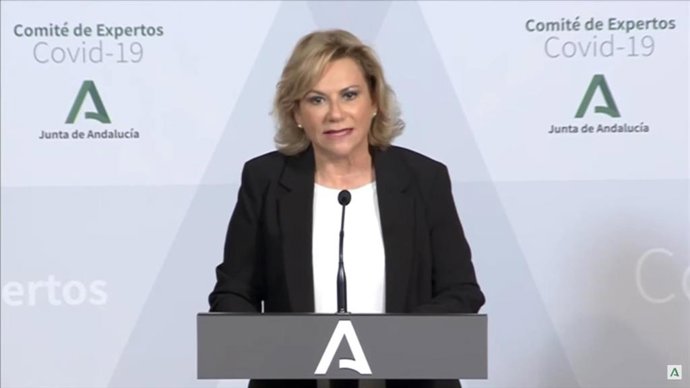 La portavoz del Consejo Asesor de Alertas de Salud Pública de Alto Impacto, Inmaculada Salcedo, en su comparecencia de este miércoles.