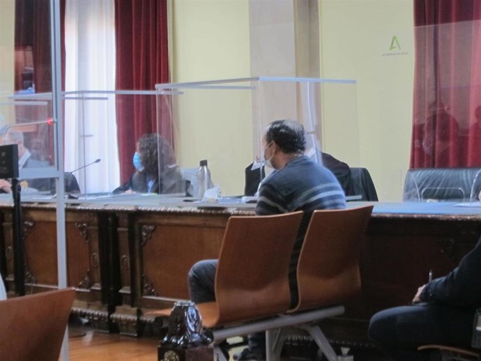 El acusado durante el juicio