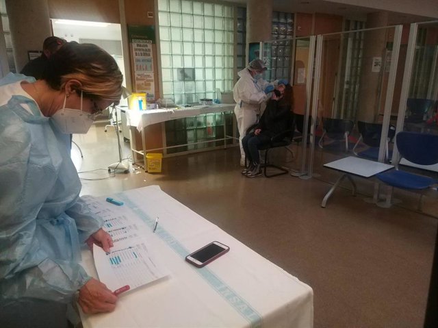 Primera tarde de test masivos en Ólvega (Soria).