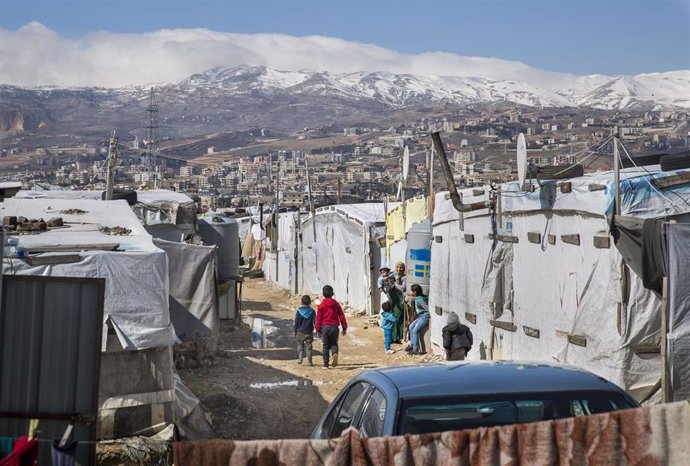 Campo de refugiados de Mohamad Shehab en Líbano