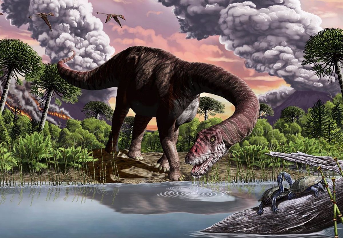 Un calentamiento global propició los dinosaurios gigantes