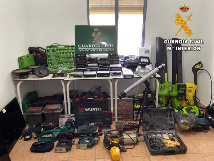 Objetos intervenidos en la operación 'Planetario'