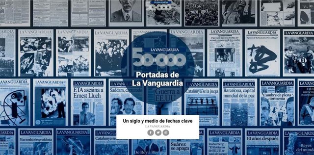 La Vanguardia celebra 50.000 ediciones con un suplemento especial