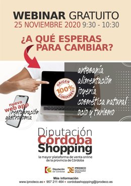 Cartel del webinar '¿A qué esperas para cambiar?'