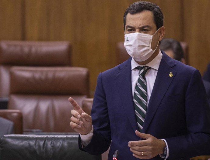 El presidente de la Junta, Juanma Moreno